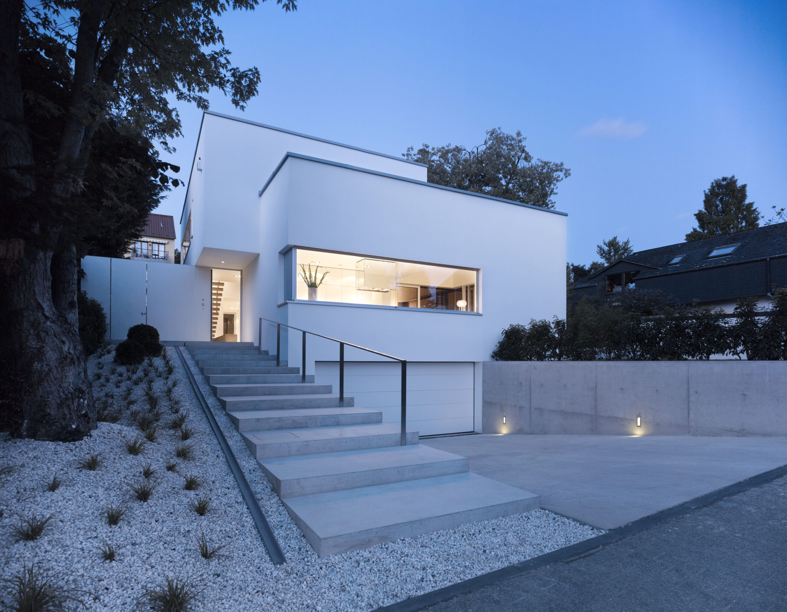Strassenfassade Wohnhaus Wolkenburg, DDJ Architekten